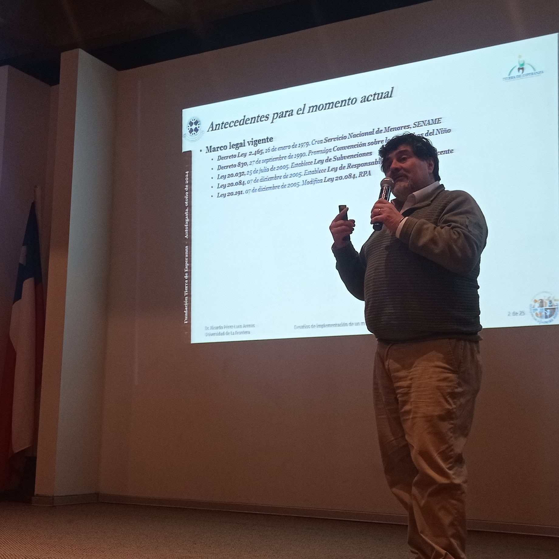 Clase Magistral en Intervención Diferenciada en Justicia Juvenil realizó Tierra de Esperanza en Antofagasta