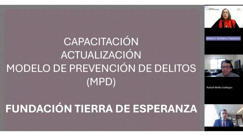 Fundación Tierra de Esperanza realizó seminario de actualización del Modelo de Prevención de Delitos